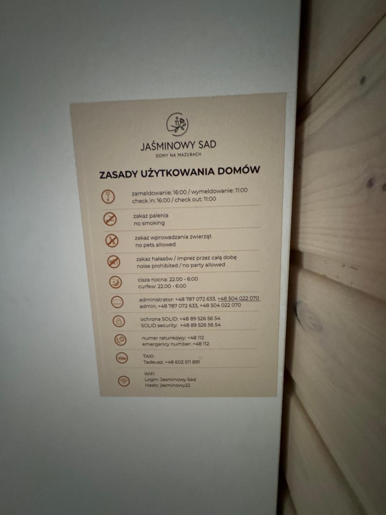 Jasminowy Sad Villa Mikołajki Bagian luar foto